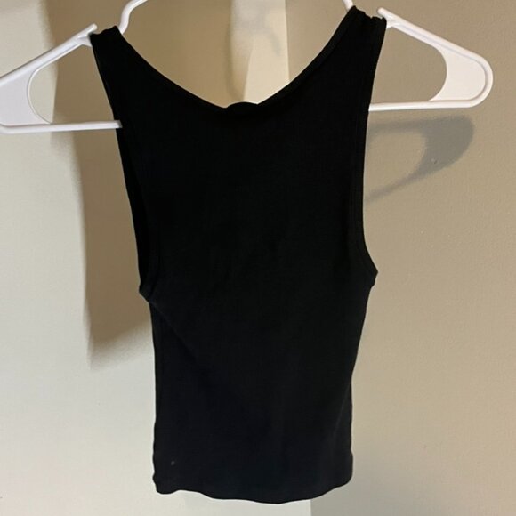 NEW with Tags SKIMS Cotton Rib Tank in Classic Soot Black Size Extra Small - Picture 5 of 7